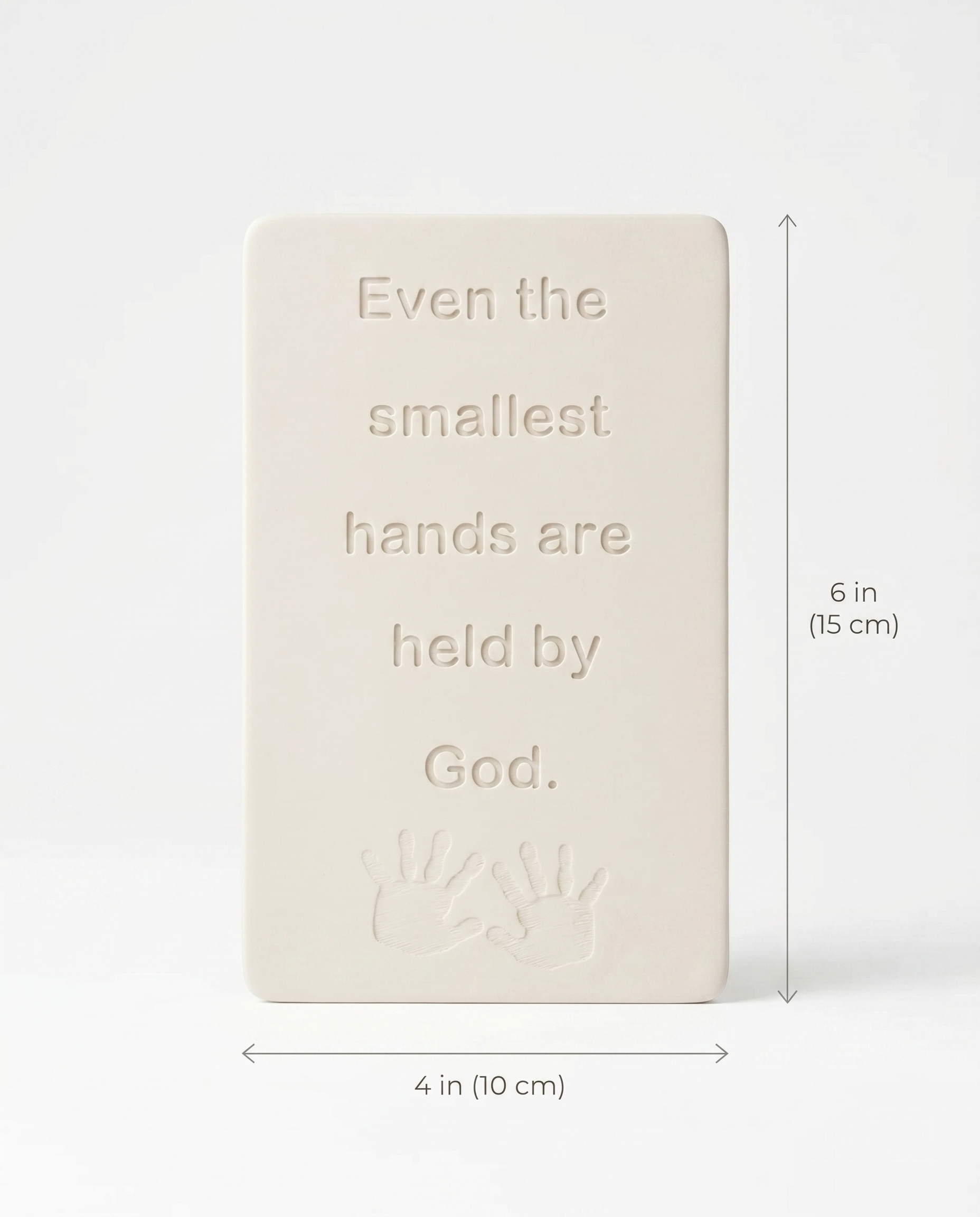 Even the Smallest Hands Are Held by God Sign, Christian Nursery Decor, Baby Shower Gift, Baptism Gift, Scripture Nursery Shelf Sign, Faith Baby Gift